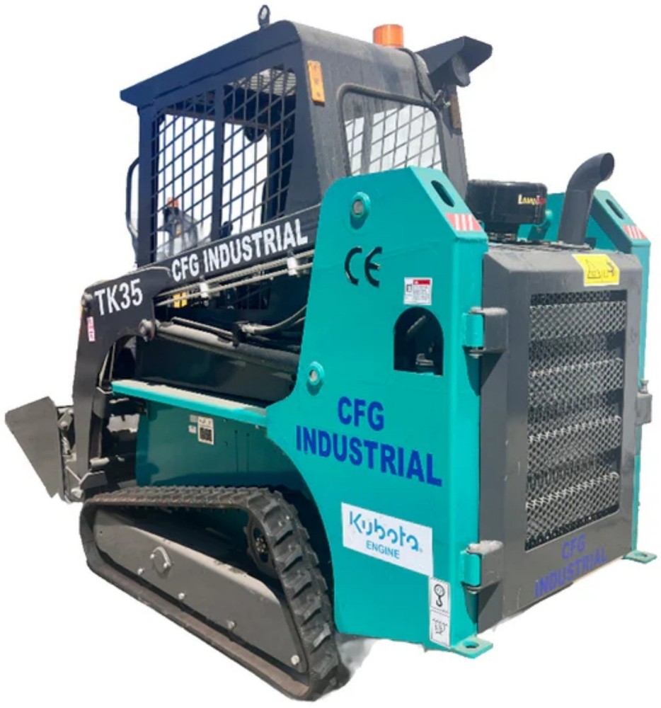 CFG TK35 Mini Skid Steer Loader with Kubota Engine 3 Section Hydraulic Control