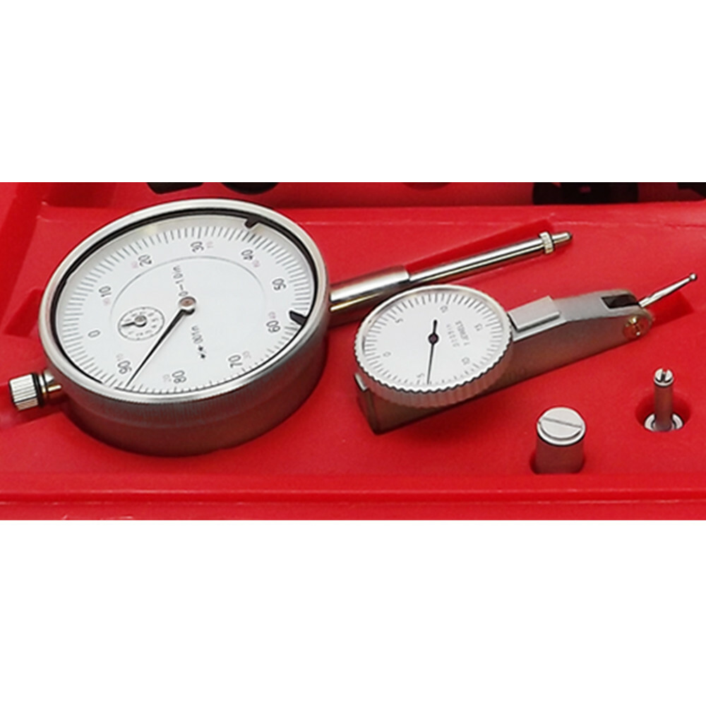 1" Dial Indicator, Magnetic Base & 22 Point Precision Inspection Set