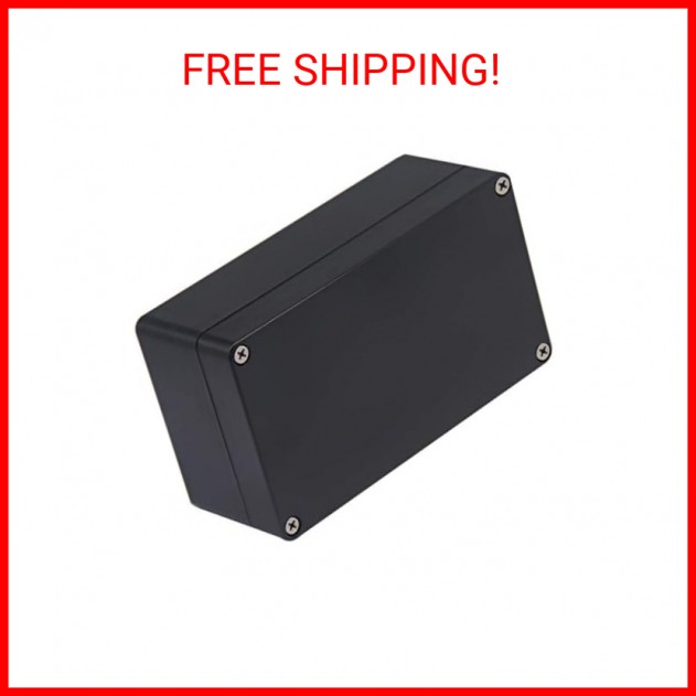 Project Box IP65 Waterproof Junction Box ABS Plastic Black Electrical Boxes DIY