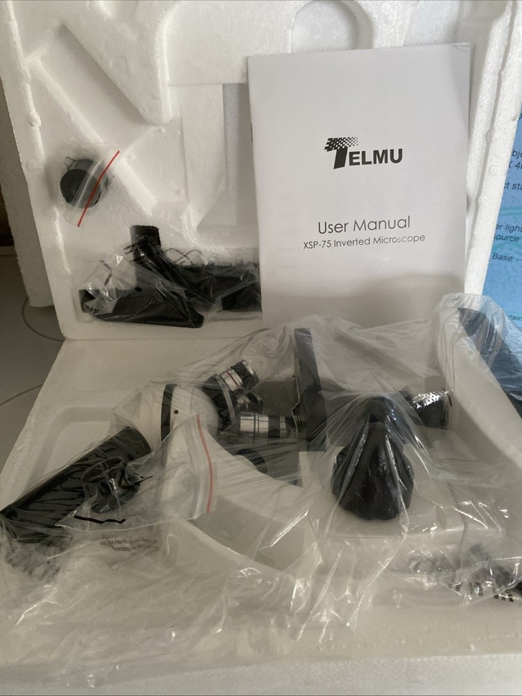 Telmu Model: XSP-75 Handheld Biological Microscope with Slide Sets