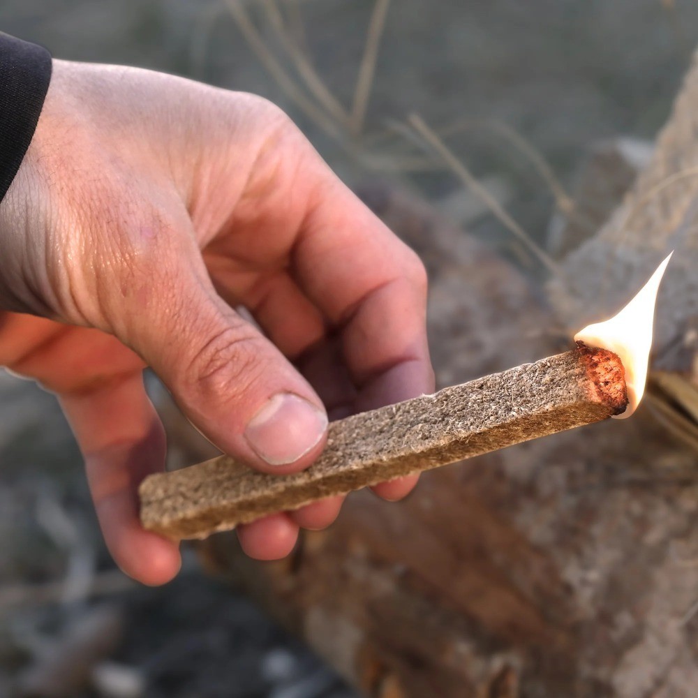 Waterproof Fire Sticks 12 Pack Fire Starters Non 9 Minute Burn Time