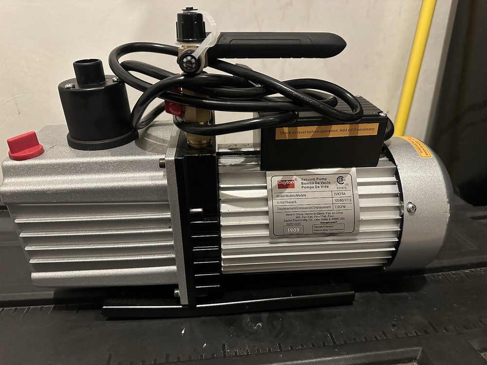 DAYTON Refrigerant Evacuation Pump