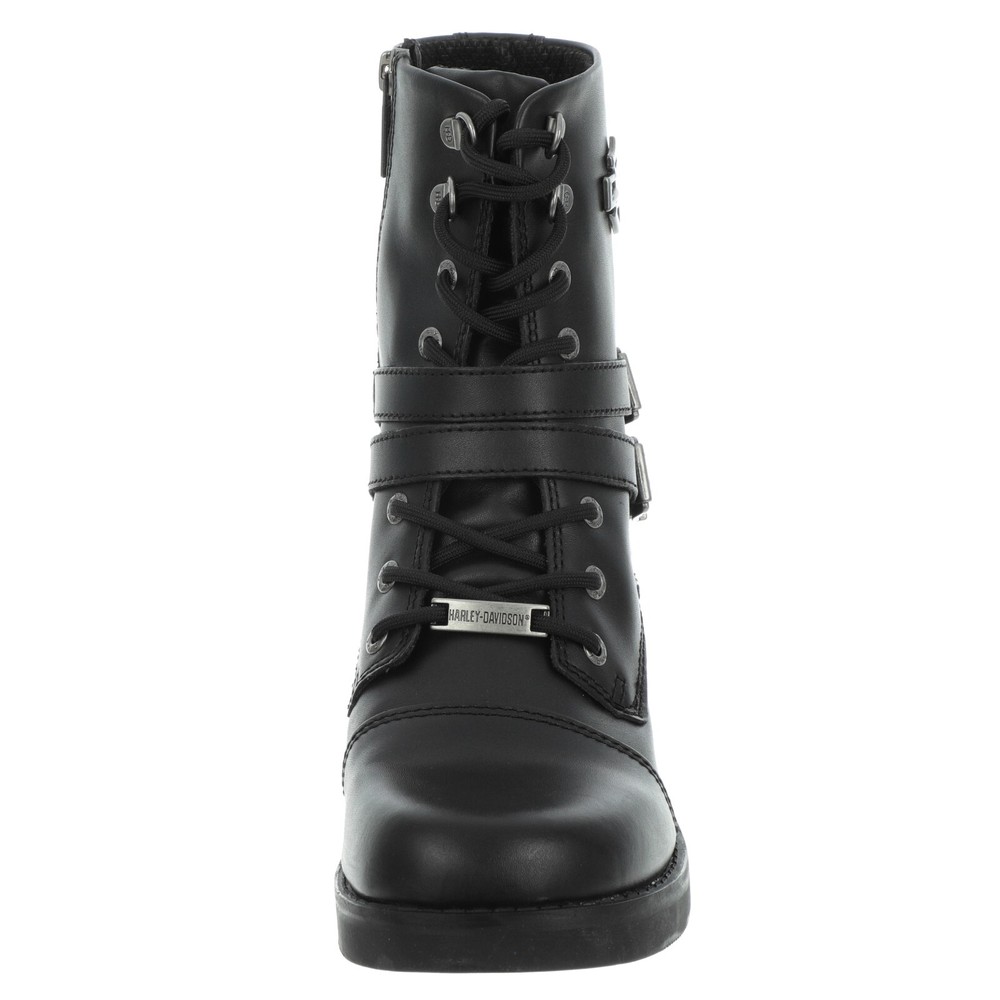 Womens Black Harley Boots Size 9.5