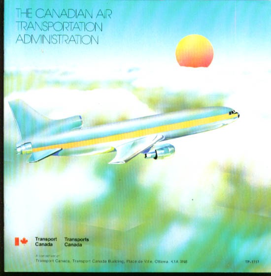 Canadian Transportation Administration brochure 1981