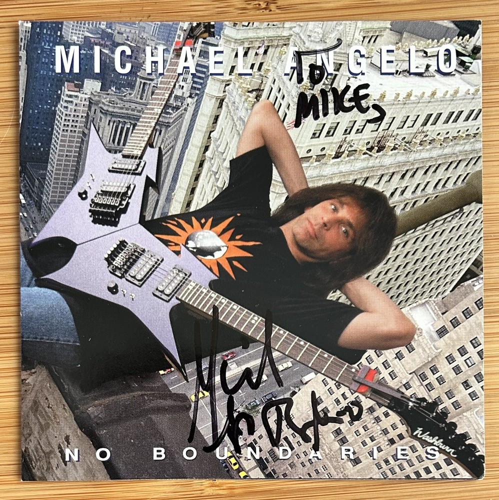 Michael Angelo (Nitro) "No Boundaries" CD - Autographed/Signed