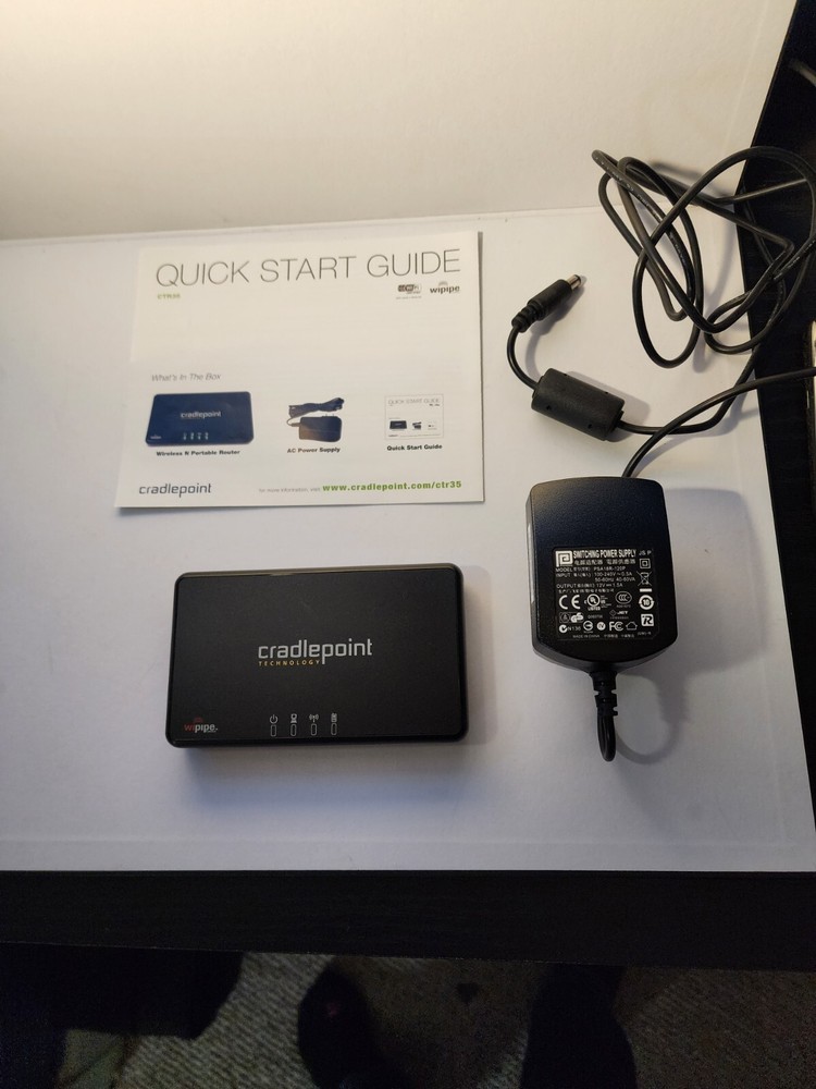 Cradlepoint Wireless Router Tested Works Ctr35 Portable