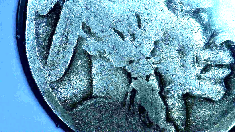 1916 P Buffalo Nickel - Two Feather variety
