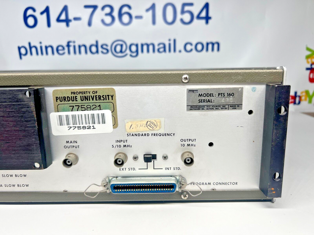 Programmed Test Sources PTS 160 Frequency Synthesizer 0.1-160 MHz