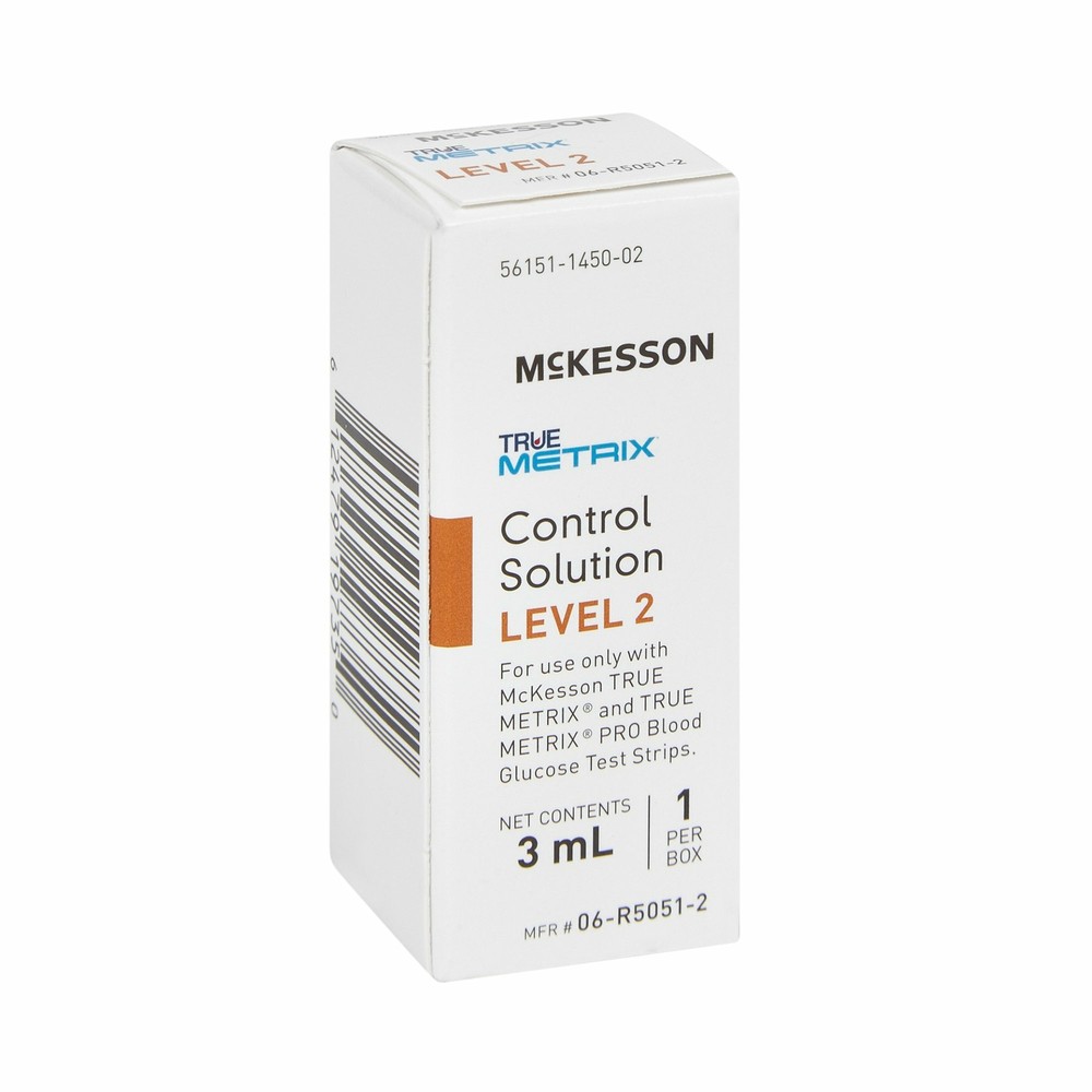 McKesson TRUE METRIX Blood Glucose Control Solution Level 2 3 mL 24 per Case