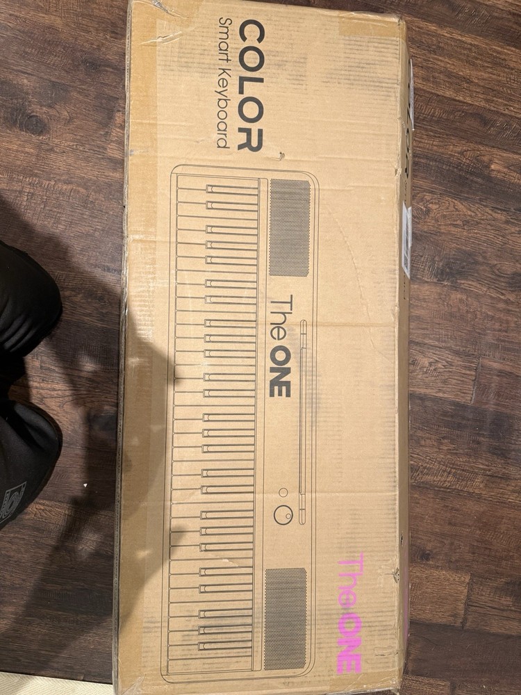 The ONE COLOR Smart Keyboard 61-Key Electronic Keyboard Bluetooth LED Learning