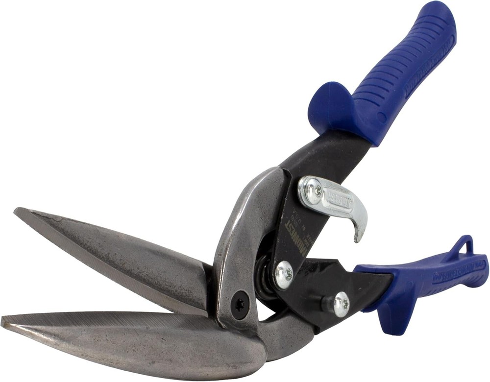 Long Cut Tin Snip Shears with Comfort Grip