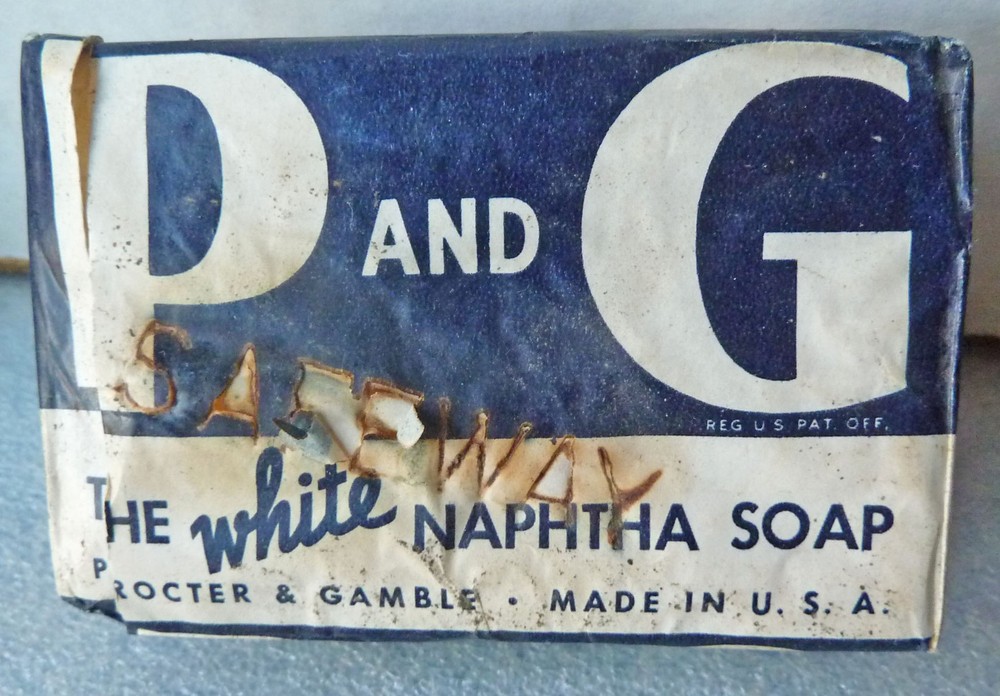 P and G White Naphtha Bar Soap As Is