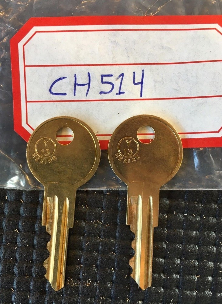 CH514 KEY 2 NEW KEYS FOR TOOL BOX KEY CODE CH514