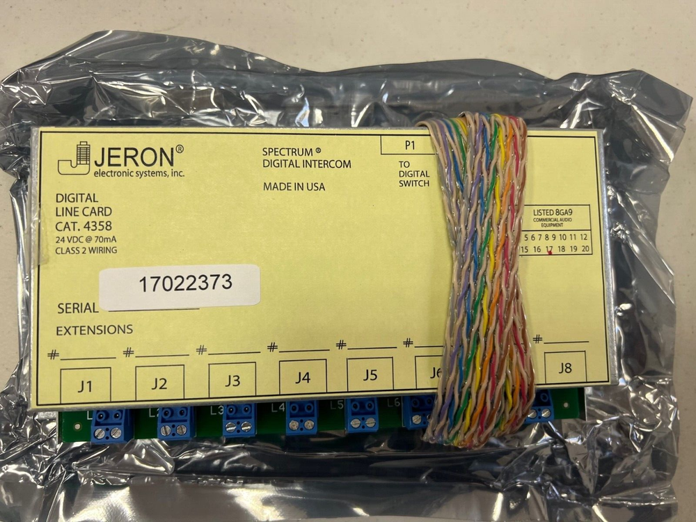 NEW JERON 4358 Digital Line Card