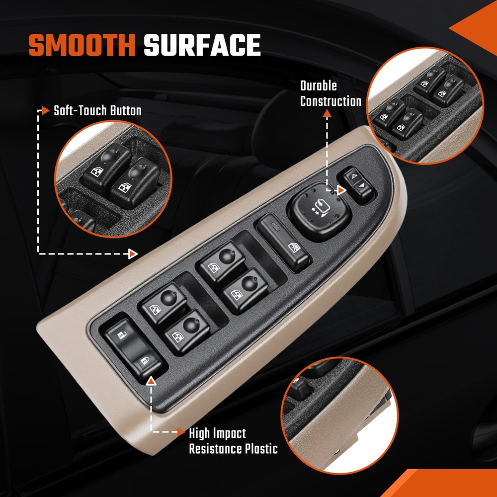 15883320 Power Window Switch & Panel with Folding Power Window Switch & Panel