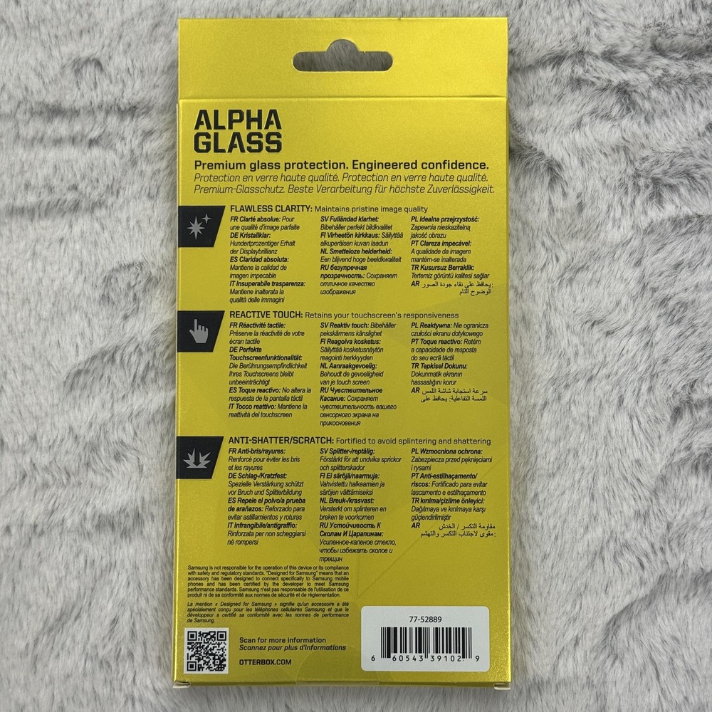 OtterBox Alpha Glass Samsung Galaxy S7 Screen Protector Clear 6 Pack