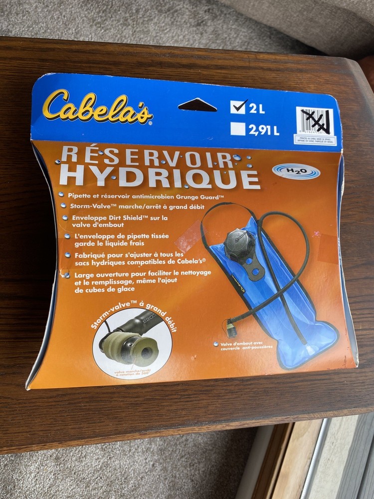 Cabela’s Hydration Bladder 2 Liters New In Box