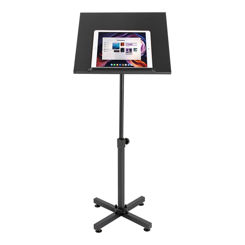Podium Lectern Presentation Laptop Table Stand Tilting Desktop Height Adjustable