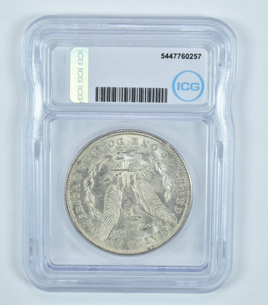 1921-D Morgan Silver Dollar MS64 ICG