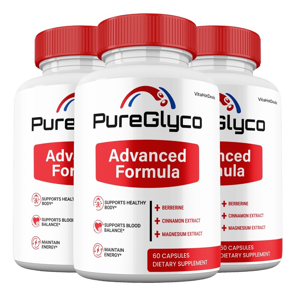 PureGlyco Capsules, Max Strength Glycogen Support Supplement (3 pack)