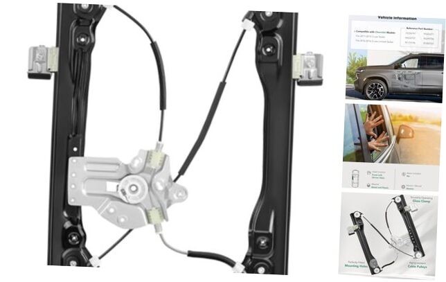 Power Window Regulator Without Motor for Chevy Cruze 2010 Front Driver Side