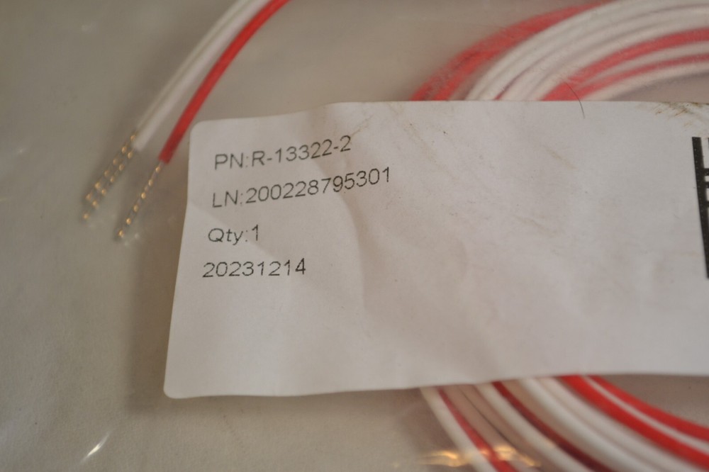 Red & White Wiring PN: R-13322-2