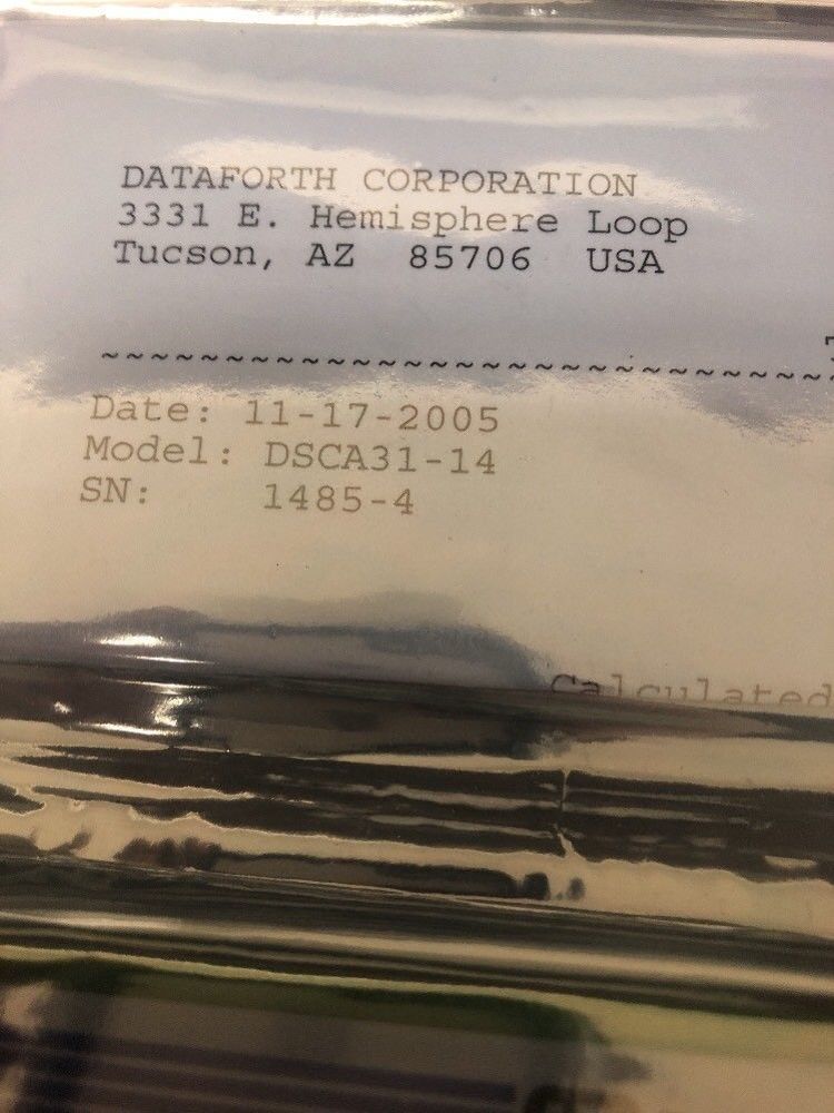 New DATAFORTH DSCA31-14 Signal Conditioning Module Warranty Fast Shipping