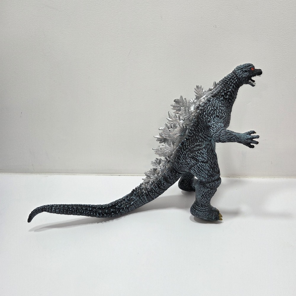 12" Inch Soft Rubber "Godzilla" Figure Blue & Silver Unbranded