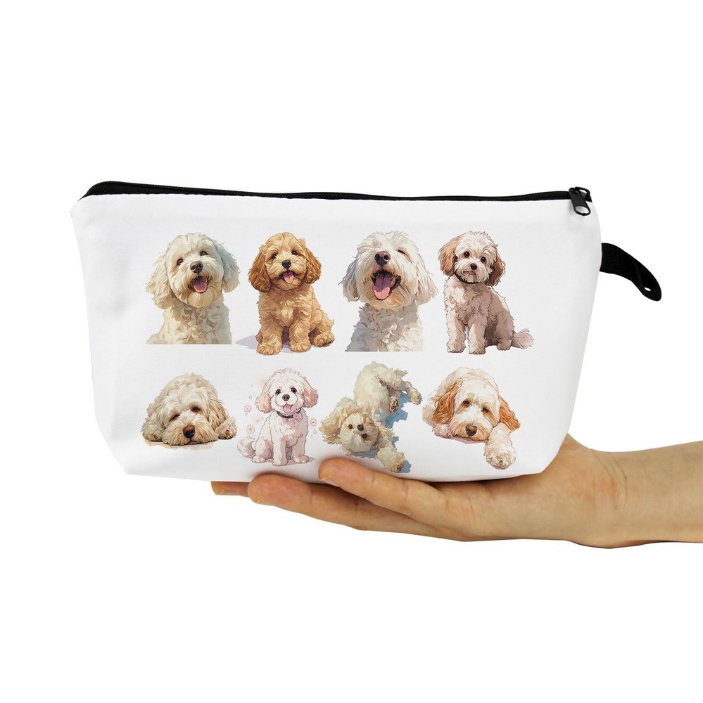 Cockapoo Gift Cockapoo Makeup Bag Cute Small Organizer Bag with Zipper Cockap...