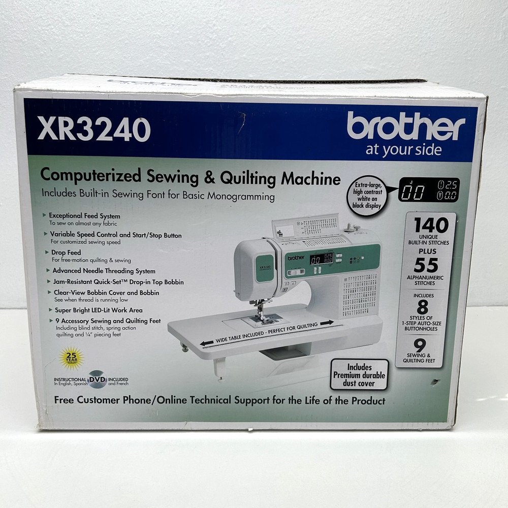 Brother XR3240 Computerized Sewing & Quilting Machine - PRE OWNED