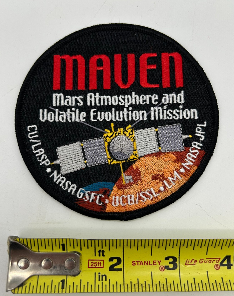 NASA Patch - MAVEN - Mars Atmosphere and Volatile Evolution Mission Patch