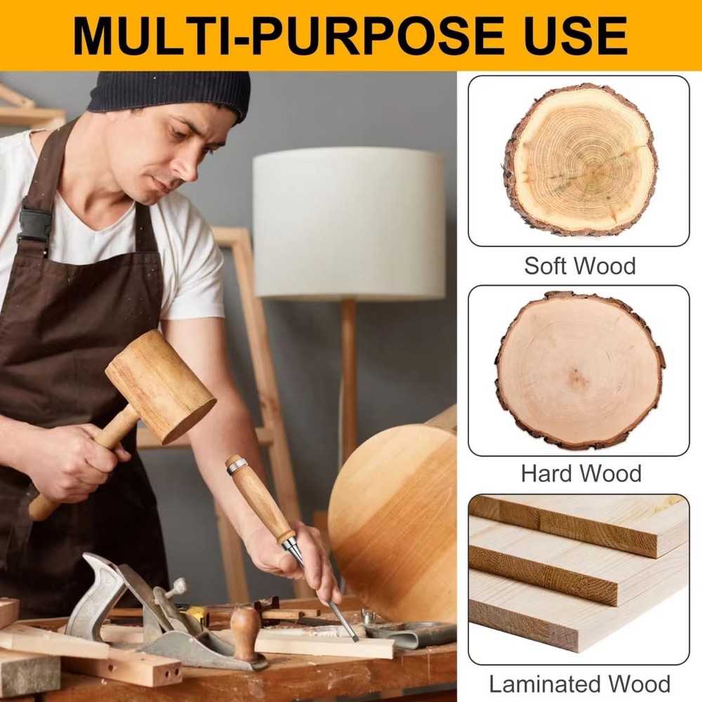 4 Piece Wood Chisel, Professional Woodworking Tools Set,Bevel Edge /, /