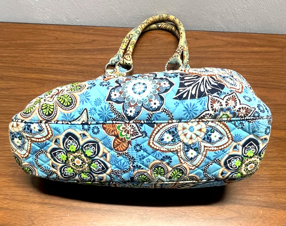 Vera Bradley Purse, Blue Paisley Pattern