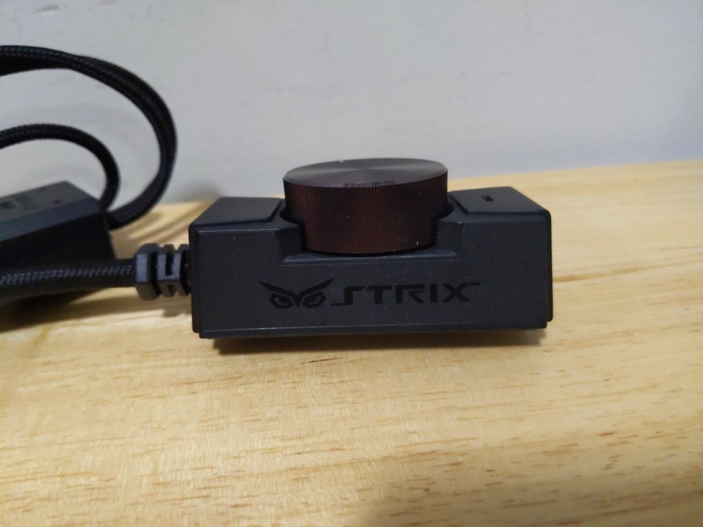 OEM Asus Strix Pro USB Audio Volume Control Box Pod Hub Tested & Working
