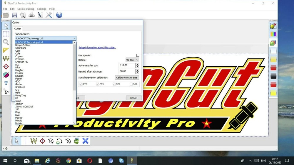 Sign Cut Pro USB | 32-Bit PC & Laptop Software for Sign Making Subscription Free