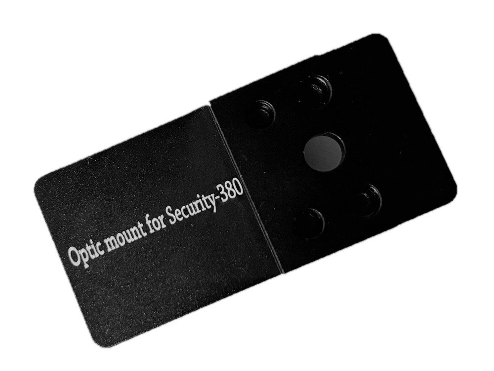 Optic Mount Plate For Ruger Security 380-For Vortex Defender CCW Red Dot