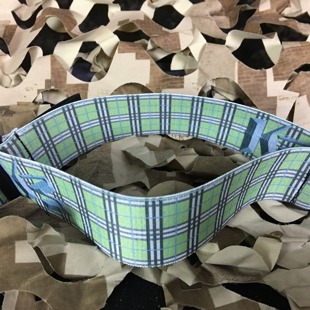 NEW KM Paintball Universal Mask Goggle Strap - 09 Mint Plaid