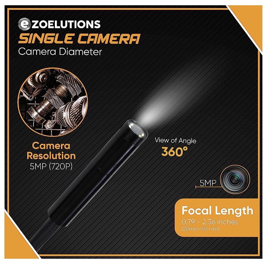 Articulating Borescope Inspection Camera