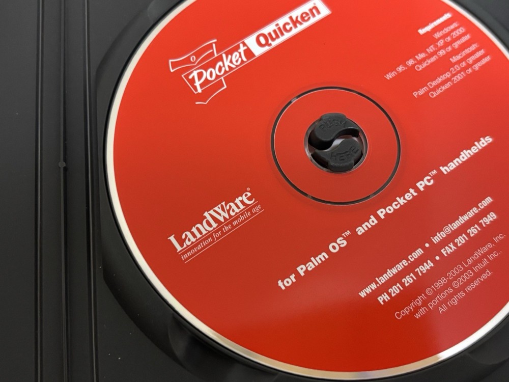 2003 Pocket Quicken Palm OS Pocket PC handhelds Win Mac XP CE 9.X 3.0 + Key Code