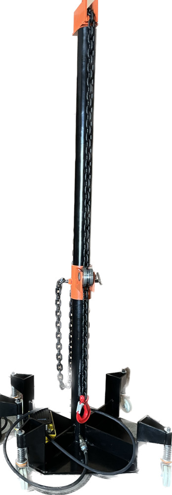 10 TON AUTO BODY PULLING TOWER Frame Machine INCLUDE PUMP CYLINDER CHAINS BEST1