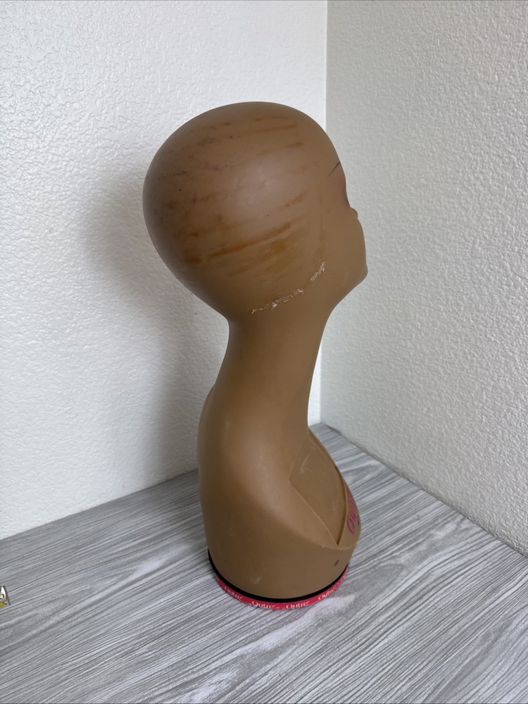 18" Qutre Mannequin Female Head Spinning Base