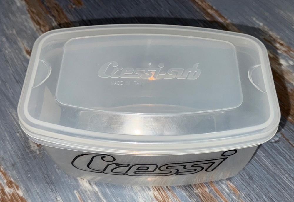 Cressi Eyes Evolution Crystal Mask Sub Made in Italy w/ Case Black