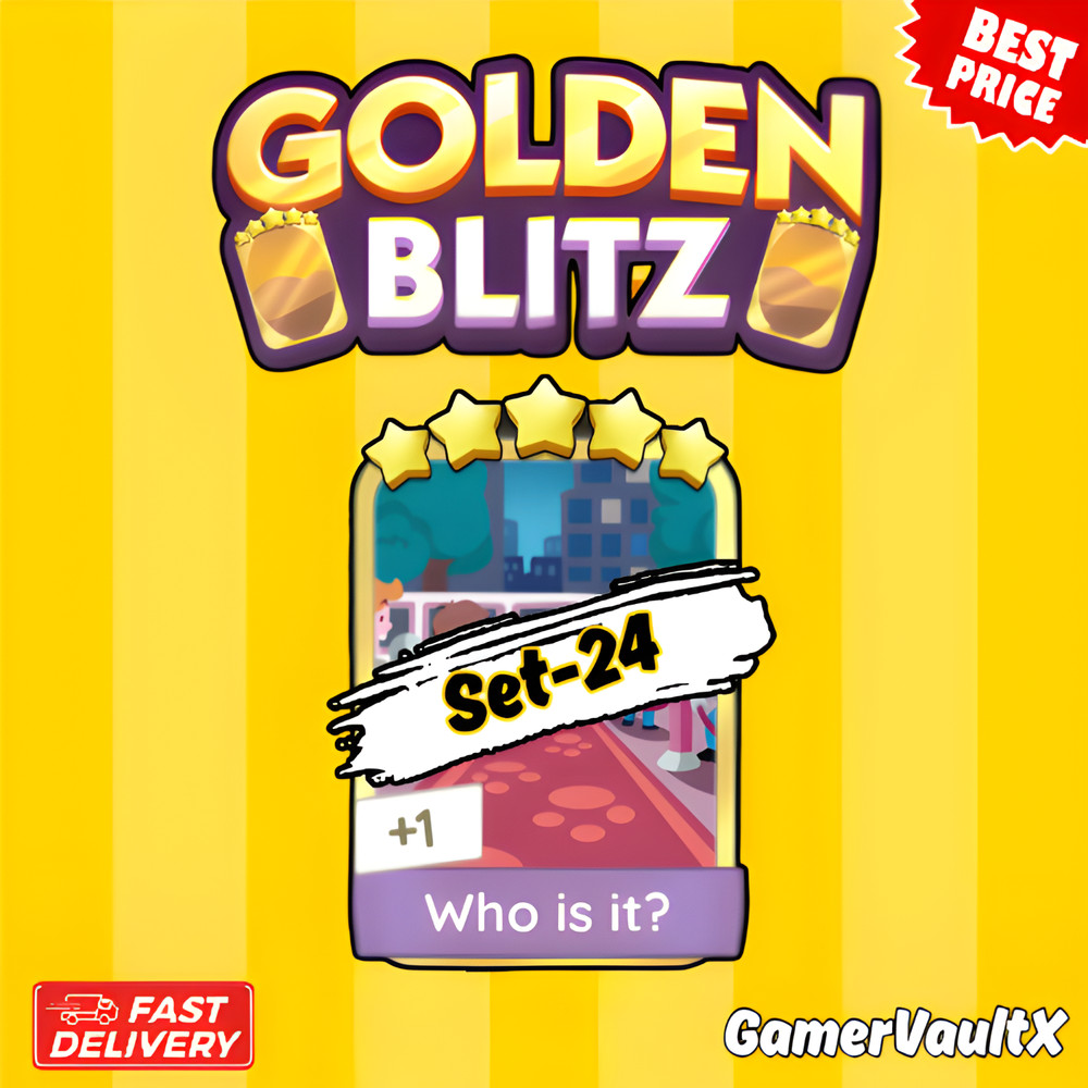 Who is it? - SET 24 ⭐5 - Mono_poly_Go golden blitz_Sticker card✨️