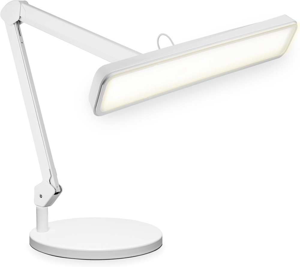 XL 2500 Lumen LED Task Lamp - 5 Modes, Dimmable, Eye-Caring Light