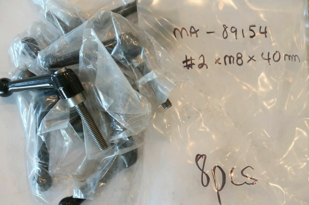 MONROE ENGINEERING MA-89154 #2, M8 Stud 40mm SS Insert Adjustable Handle