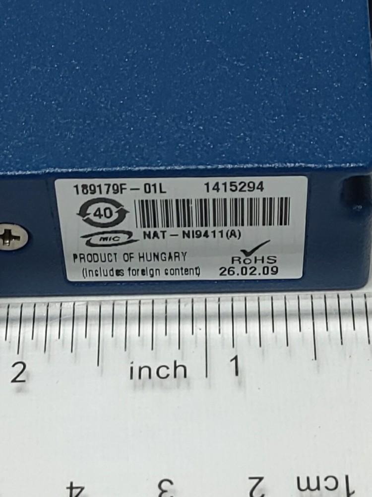 NATIONAL INSTRUMENTS NI 9411 DIGITAL INPUT MODULE (USED)