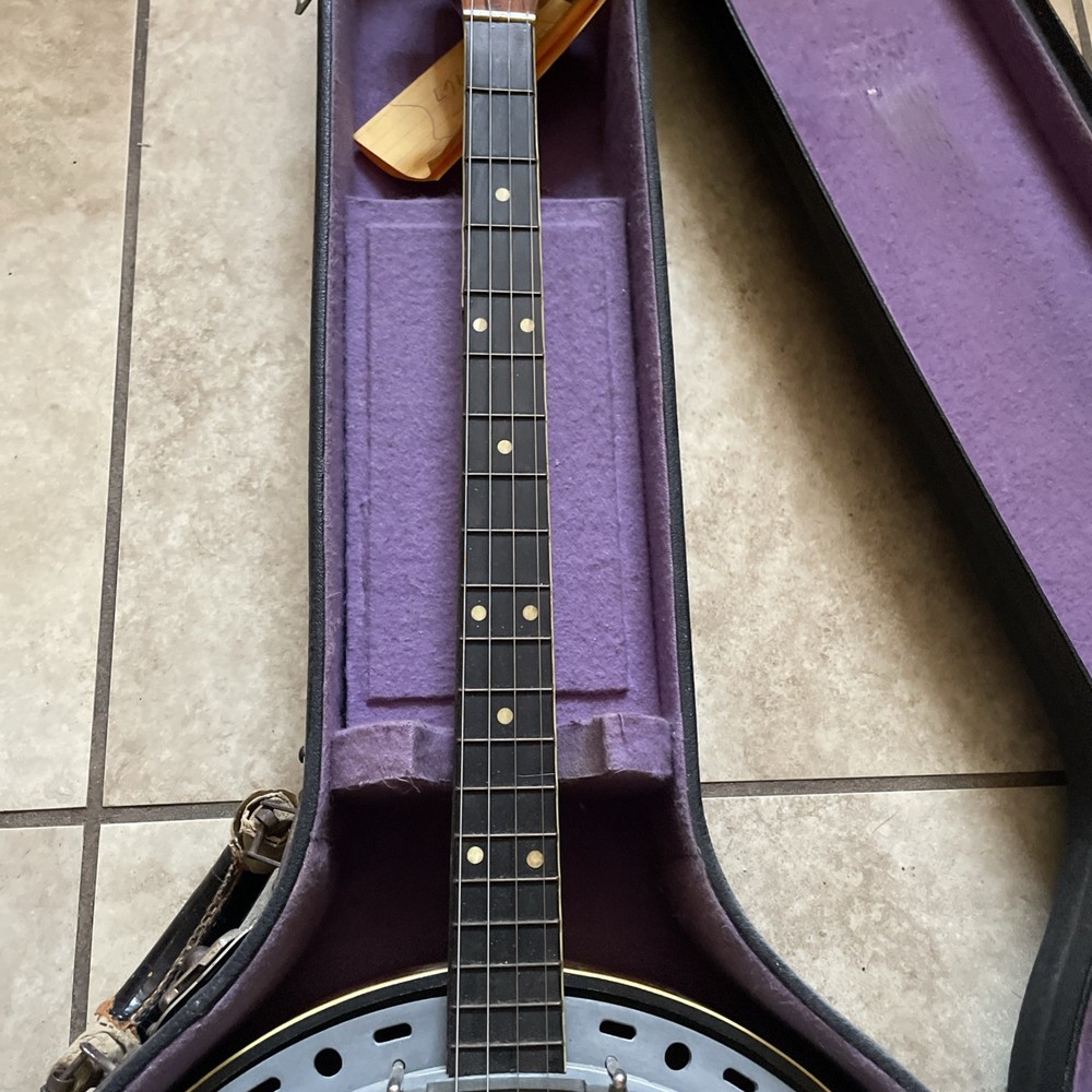 Vintage KAY 4 String Banjo With Case