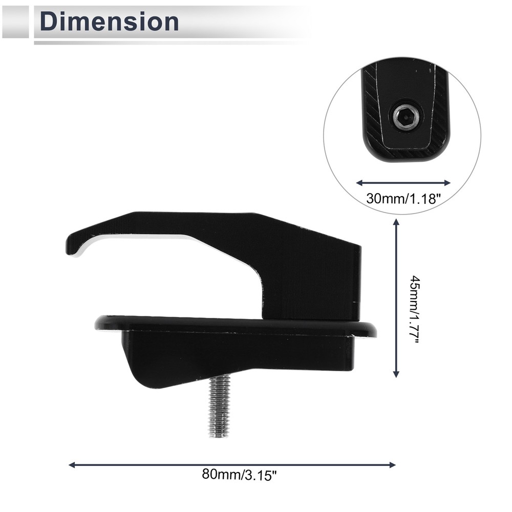 Alluper Alloy Motorcycle Hanging Hook for Mini Rectangular
