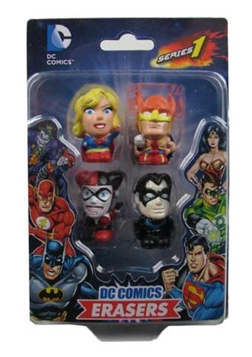 DC Comics Eraser Pack Set C (4-Piece)