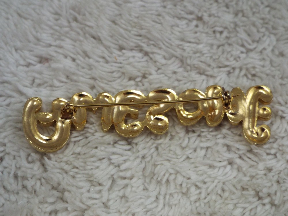 AWESOME Goldtone Pin (F9)